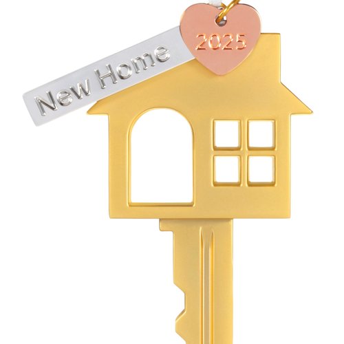 Hallmark Keepsake Christmas Ornament, New Home 2025, Metal, Housewarming Gifts