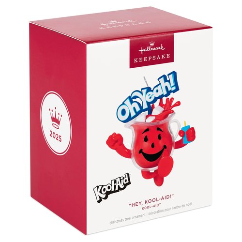 Hallmark Keepsake Christmas Ornament 2025, Kool-Aid Hey, Kool-Aid!, Nostalgia Gifts