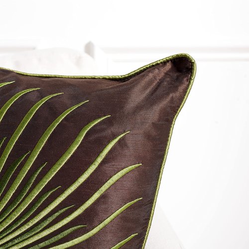 Safavieh Pillows Collection Leste Verte Throw Pillows (Set of 2), 22" x 22", Green