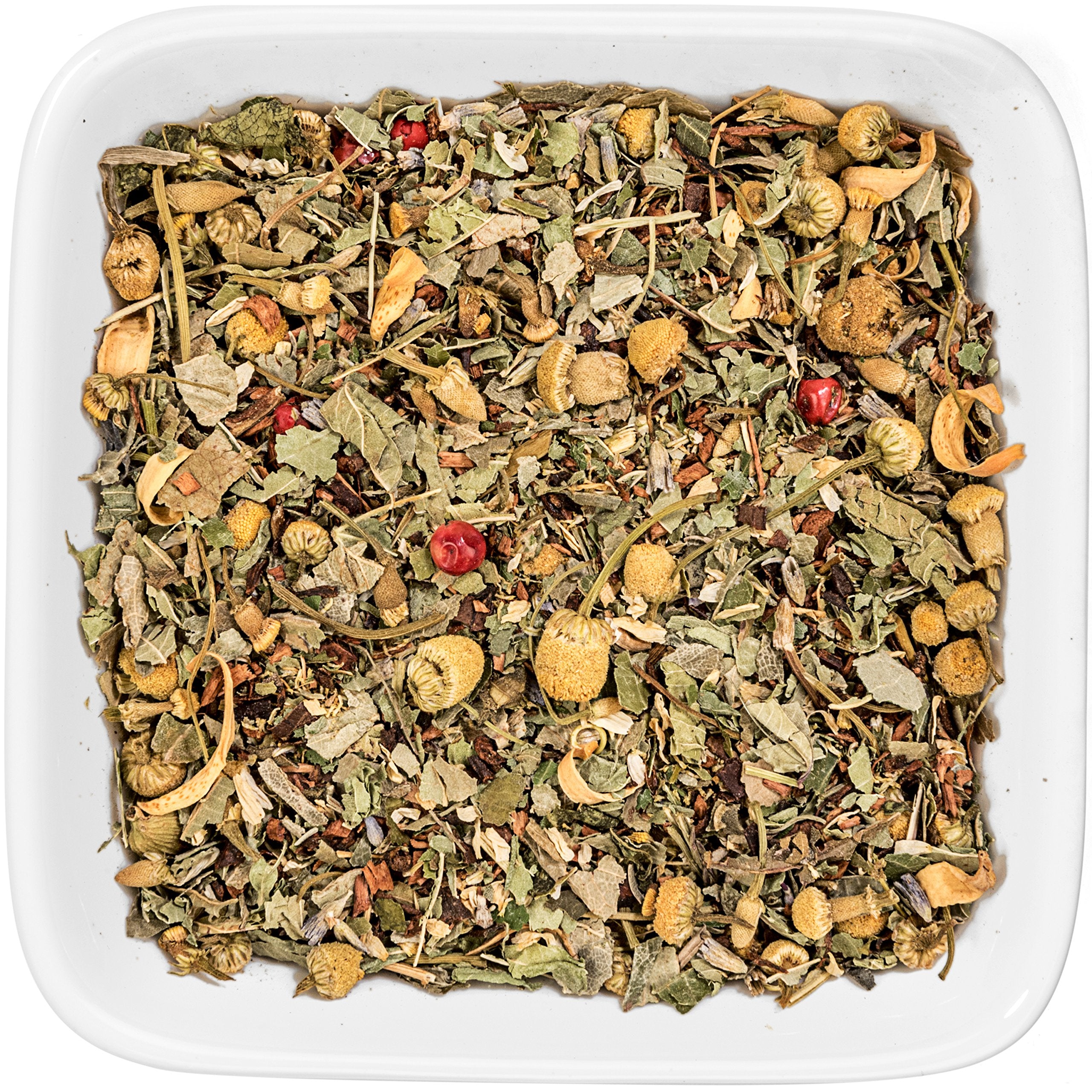 Tealyra - Tranquil Dream - Chamomile Honeybush Lavender - Calming - Relaxing - Herbal Loose Leaf Tea - Caffeine-Free - All Natural - 220g (8-ounce)
