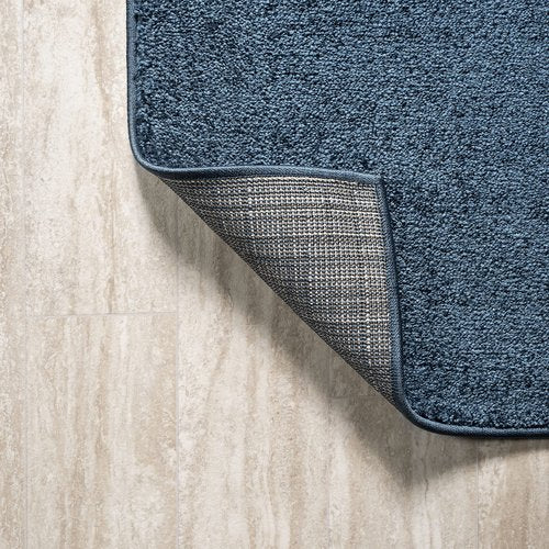 JONATHAN Y Haze Solid Low-Pile Navy Indoor Area Rug 8x10, Coastal,Bohemian,Minimalist,Classic, Easy-Cleaning for Living Room,Bedroom,Kitchen,Pet Friendly,Non-Shedding (SEU100C-8)