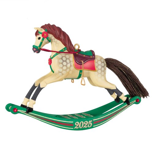 Hallmark Keepsake Christmas Ornament 2025, Rocking Horse Memories 2025, Gifts for Christmas Lovers