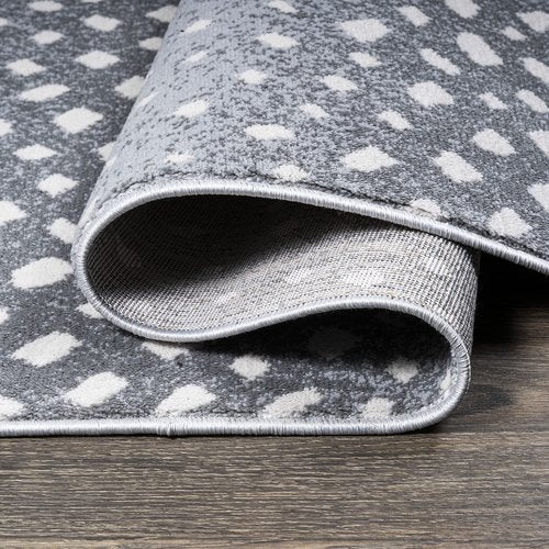 JONATHAN Y Antelope Modern Light Gray/Cream Runner Rug, 2x8, Animal Prints, Casual, Easy-Cleaning for Living Room, Bedroom, Kitchen, Pet Friendly, Non-Shedding (SAF100B-28)