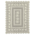 Heritage Lace Rose 60-Inch by 108-Inch Rectangle Tablecloth, Ecru