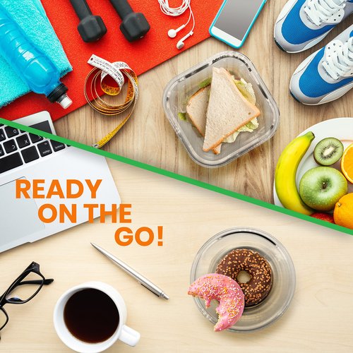 24-Piece Glass Food Storage Containers - Stackable Superior Glass Meal-prep Containers w/Newly Innovated Hinged BPA-Free 100% Leakproof Locking Lids - Freezer-to-Oven-Safe - NutriChef NCGLBU.5 (Blue)