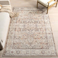 nuLOOM 5' x 8' Green Haven Collection Indoor Area Rug, Recycled Cotton, Machine Washable, Stitched Edging, Flat Woven, Mylah Beige