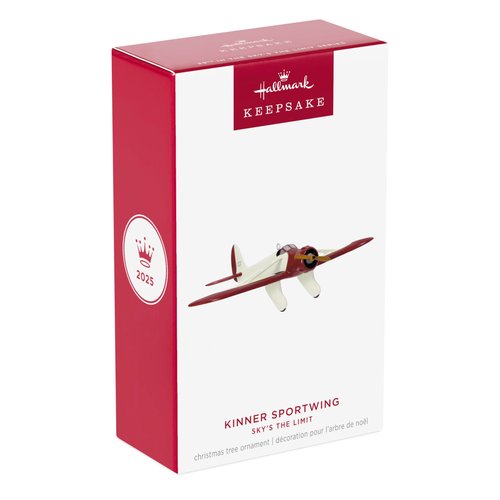 Hallmark Keepsake Christmas Ornament 2025, Sky's The Limit Kinner Sportwing Airplane, Hobby Gifts