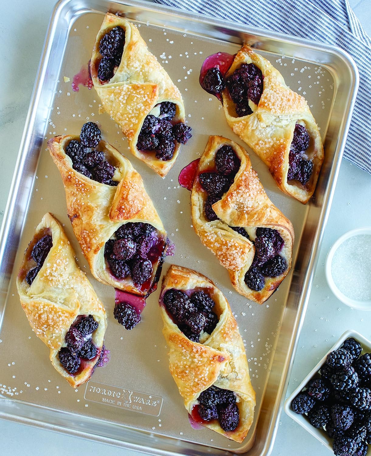 Nordic Ware Jelly Roll Pan Set - Durable Non-Stick Bakeware | Pack of 2