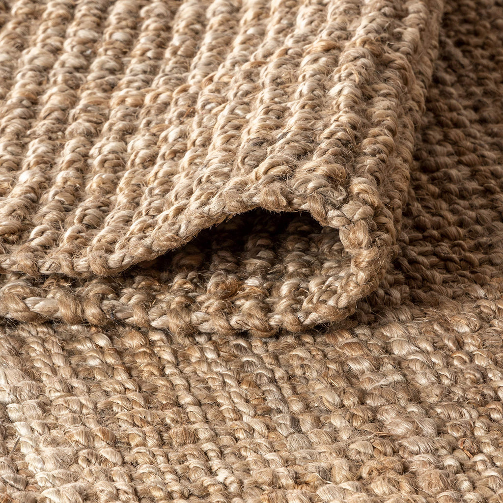 JONATHAN Y Pata Hand Woven Chunky Jute Natural Runner Rug, 2x14, Bohemian, Rustic, Cottage, Easy-Cleaning for Living Room, Bedroom, Kitchen, Non-Shedding (NRF102A-214)