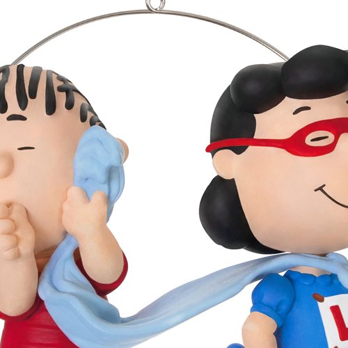 Hallmark Keepsake Christmas Ornament 2024, The Peanuts Gang Super Lucy and Linus, Gifts for Peanuts Fans