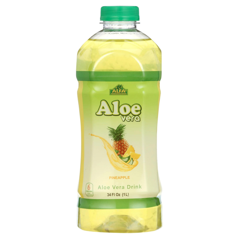 Aloe Vera Drink with Natural Pulp - Pineapple Flavor