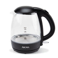 Electric Glass Kettle - 1.2L / 5-Cup Capacity, Black