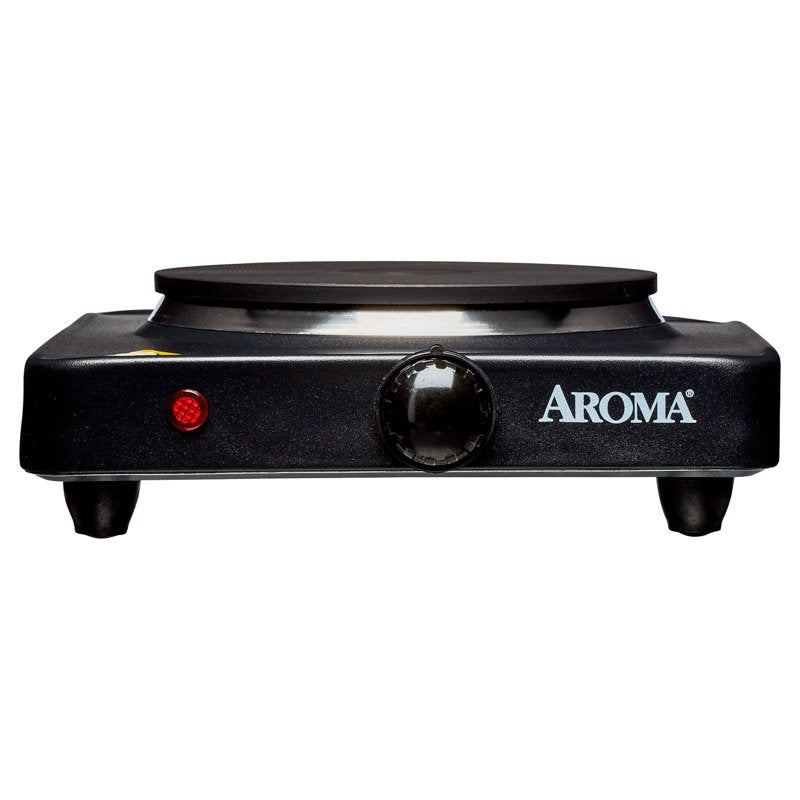 Die-Cast Single Burner Hot Plate - 750W, Adjustable Temp Control