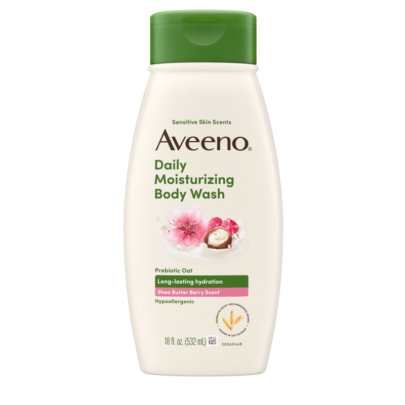 Daily Moisturizing Body Wash with Shea Butter Berry Scent - 18 fl. oz