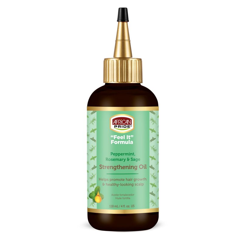 Strengthening Hair Oil with Peppermint & Rosemary - 4 oz