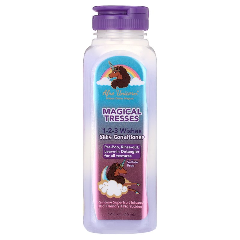 3-in-1 Silky Hair Conditioner for Curly Hair - Moisturizing & Detangling 12oz