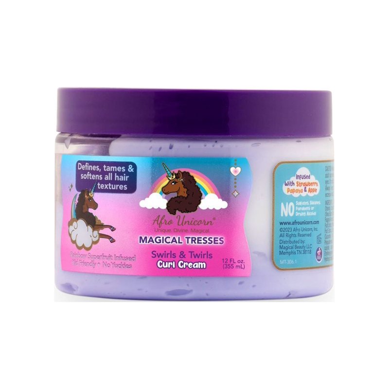 Magical Tresses Curl Cream for Kids - Defining & Softening Hair Cream 12oz