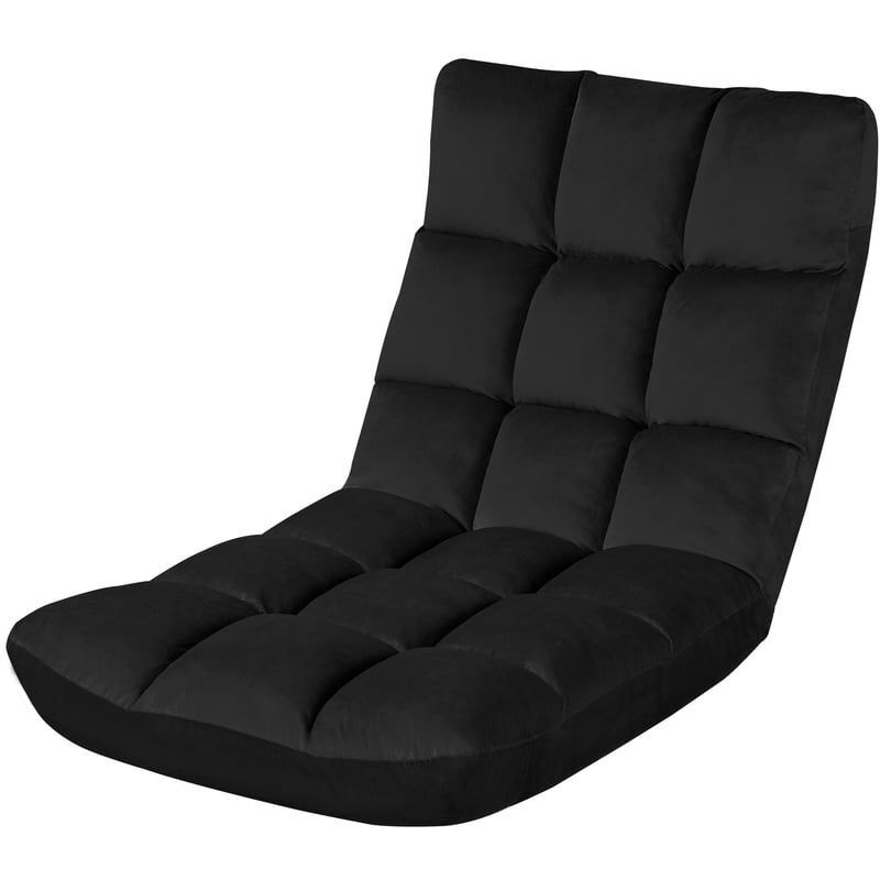 Floor Folding Gaming Chair with 14 Adjustable Positions - Multiple Colors