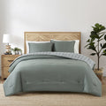 Allswell 3-Piece Full/Queen Comforter Set - Flag Stone Cotton-Lyocell Blend