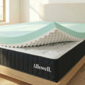 Allswell 4 Inch Memory Foam Mattress Topper Queen with Cooling Diamond Gel