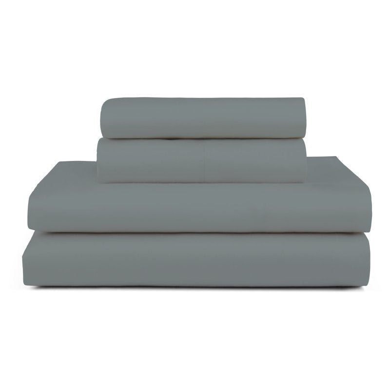 Allswell King Lyocell Sateen Bed Sheet Set - Slate, 4-Piece Cooling Bedding