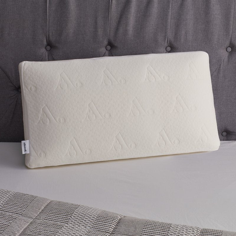 Allswell Serene Foam Pillow King Single - Firm Support, Breathable TENCEL Cover