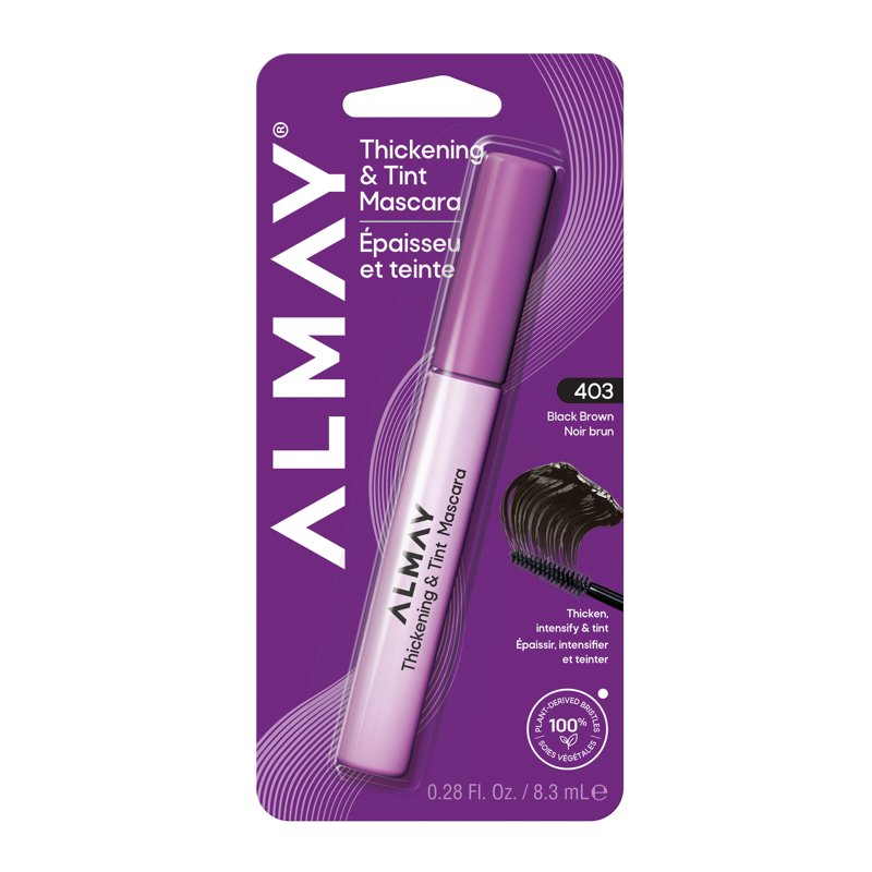 Thickening & Tint Mascara, Nourishing Hypoallergenic Lash Volume, 24HR Wear