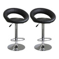Classic 2-Piece Adjustable Bar Stool Set with Swivel Seats