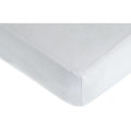 White Crib Sheet 28x52 Inches - Soft Breathable Cotton Jersey Fitted Bedding