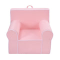 Kids Foam Chair - Pink, Cozy & Removable Cover, Portable