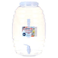 5 Gallon Beverage Dispenser - Vitrolero White with Handle