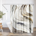 Americanflat 71x74 Inch Shower Curtain Gulf Abstract Bathroom Decor