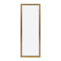 Antique Gold Full-Length Cheval Floor Mirror - 21x64 Inches, Freestanding