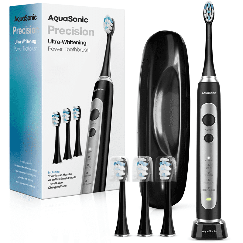 Rechargeable Sonic Electric Toothbrush with 5 Modes and Travel Case