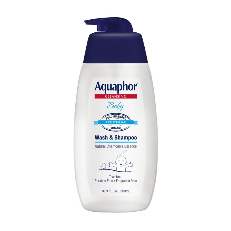 Baby Wash and Shampoo - Fragrance-Free Tear-Free Formula, 16.9 fl oz
