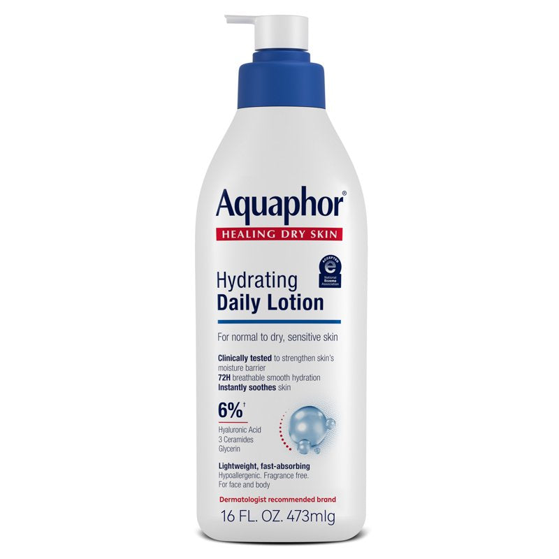 Daily Hydrating Lotion for Normal to Dry Sensitive Skin, 16 oz