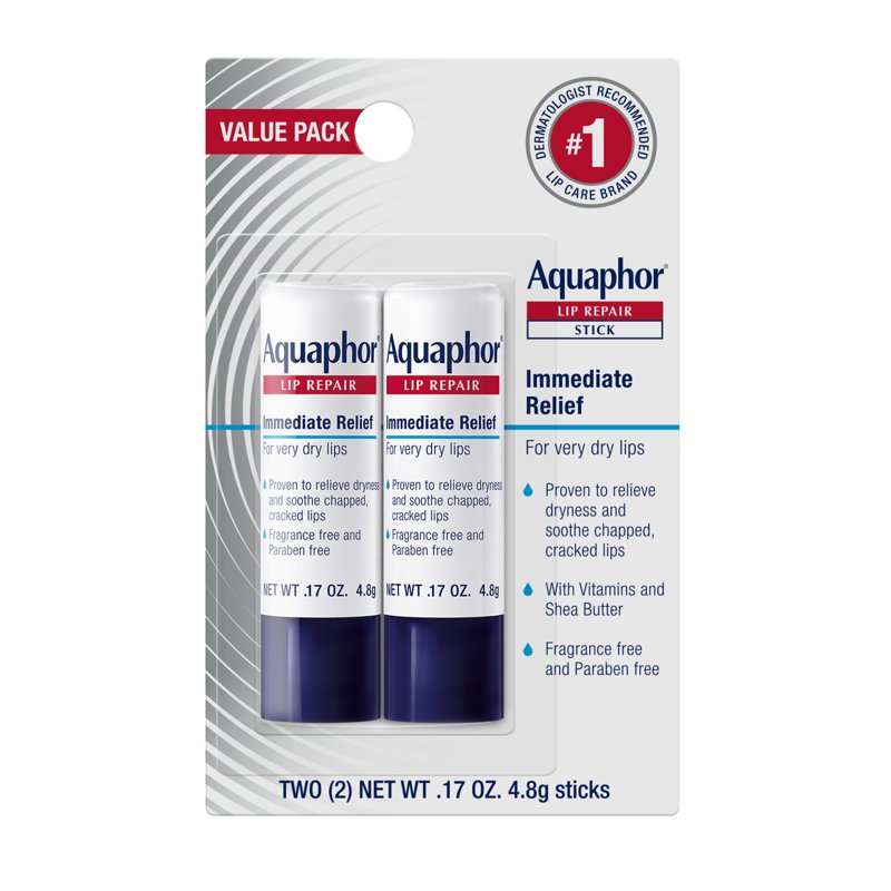 Lip Repair Balm Stick for Dry Chapped Lips with Shea Butter and Jojoba Oil