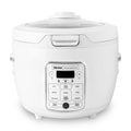 20-Cup Digital Rice and Grain Cooker - Professional Multicooker, White