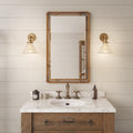 Copper Wall Mirror - 205 x 33 Inches Industrial-Style Accent Mirror - Aspire Home Accents