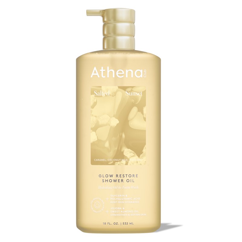 Glow Restore Shower Oil - Salted Sunset, 18 fl oz - Hydrating Body Wash