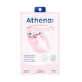 Mini Travel Razor for Women, 5-Blade Cartridge with Vented Case, Rose