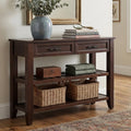 42" Console Table with 2 Drawers - Multi-Functional Entryway Sofa Table