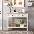 Farmhouse Console Table with Storage Drawer - Multi-Functional