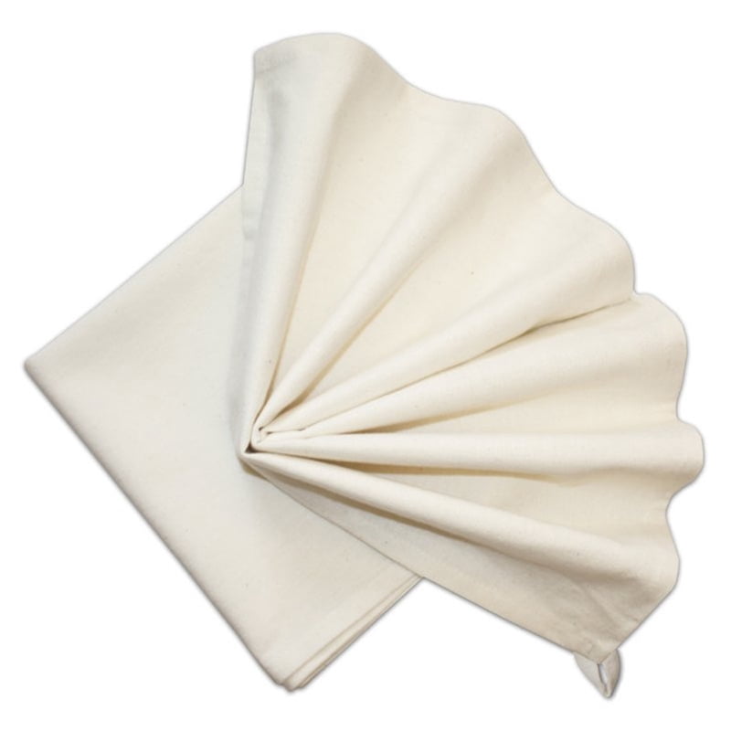 Natural Cotton Kitchen Towels - 18" x 28", 2 Pack
