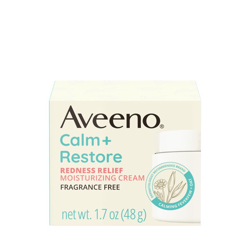 Redness Relief Face Cream for Sensitive Skin - Fragrance-Free Moisturizer 1.7 oz
