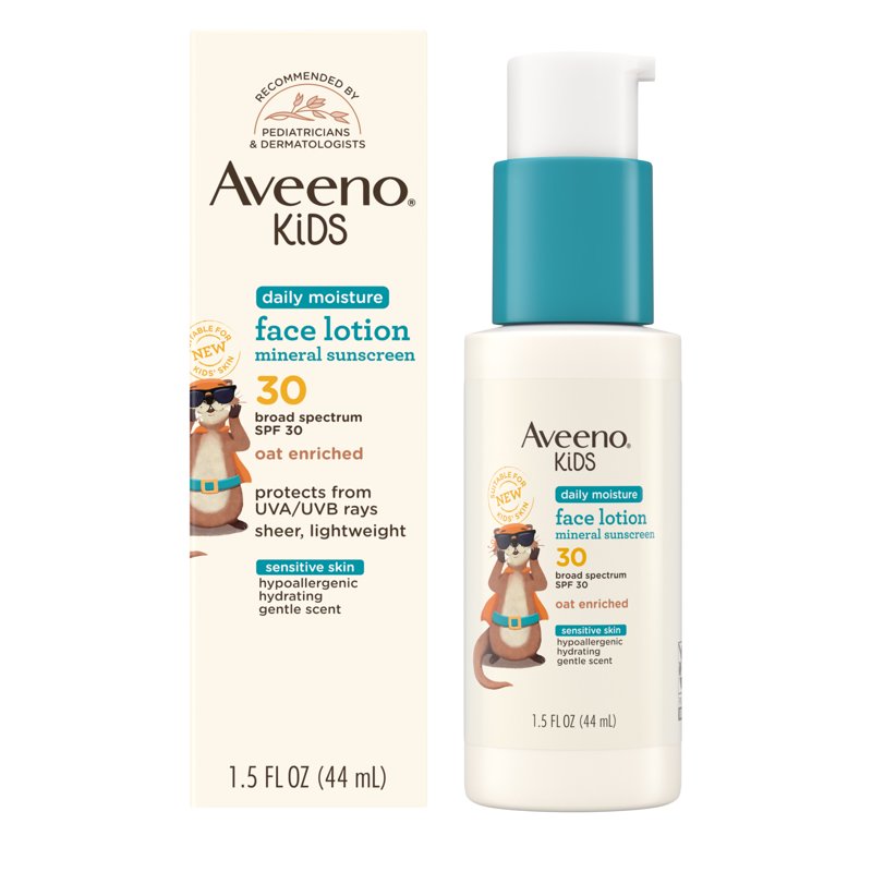 Kids Daily Moisture Sunscreen Face Lotion - SPF 30, 1.5 fl oz