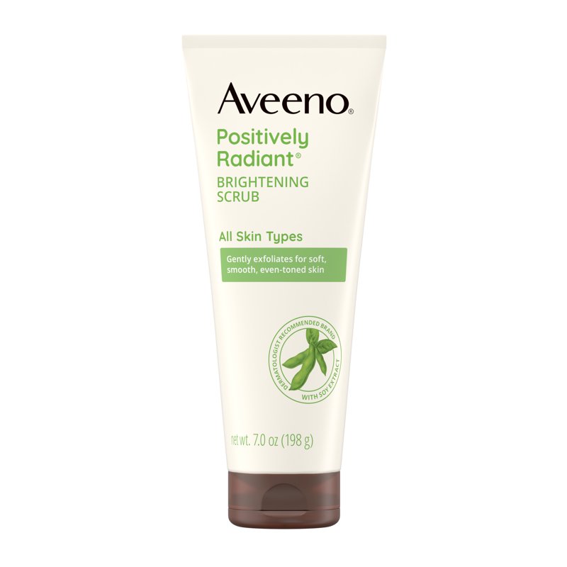 Brightening Daily Face Scrub with Soy Extract for Radiant Skin