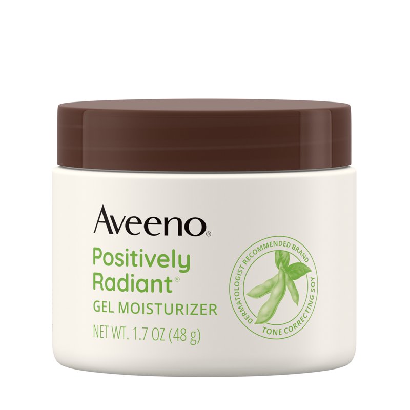 Brightening Gel Face Moisturizer with Soy and Hyaluronic Acid, 1.7 oz