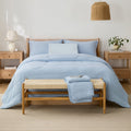 Breescape Essentials B-Cool 4-Piece Cooling Bed Sheets Set - King, Blue