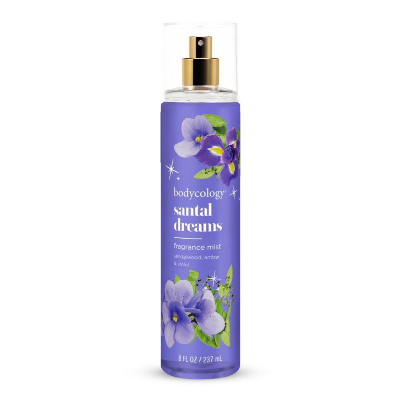 Santal Dreams Fragrance Body Mist - Warm Woods & Amber, 8 fl oz